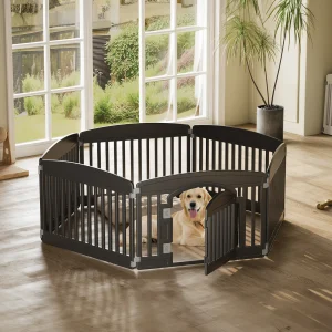 6 Panel 24IN Plastic Dog Playpen