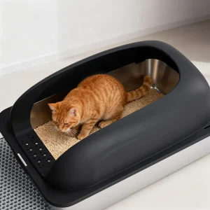 Stainless Steel Cat Litter Box